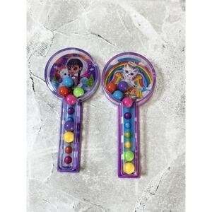 Lisa‎ Frank Stacking Ball Puzzles Party Favors Vintage Y2K Rainbow Purple